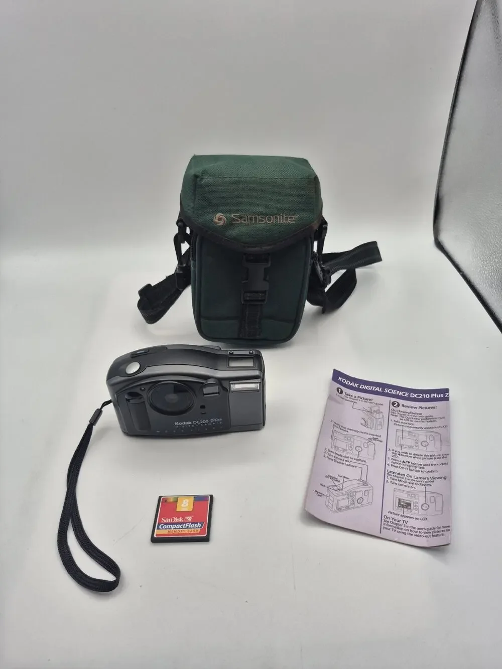 Vintage Kodak DC200 Plus 1MP Digital Camera with 4MB Card Tested
